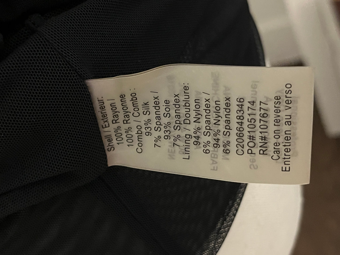 Alice + Olivia Navy and Black Bodycon Midi Dress - Small NWT