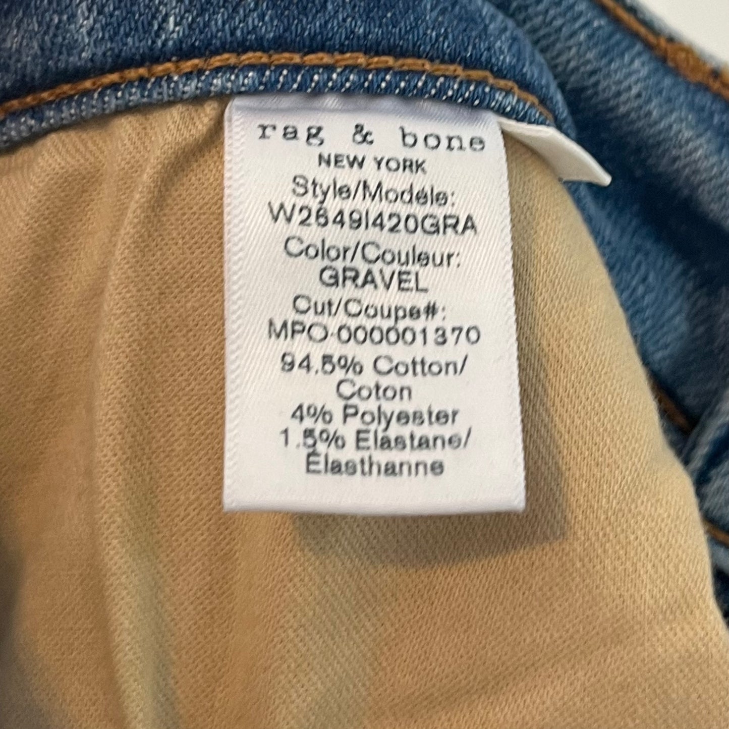 Rag & Bone High Rise Light Blue Ankle Flare Denim – Size 25