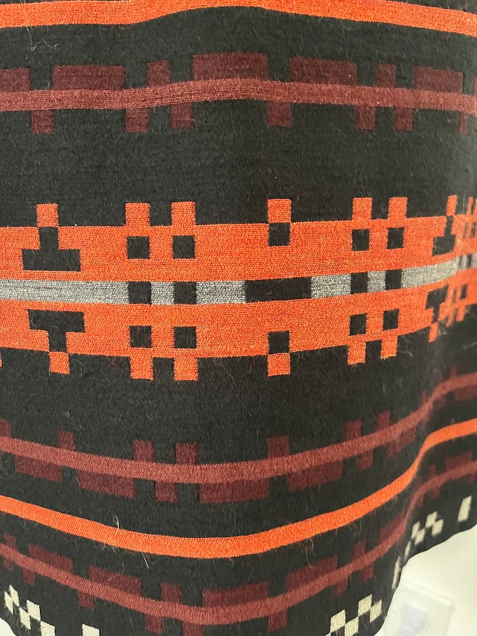 Vintage Proenza Schouler Geometric Wool Mini Skirt