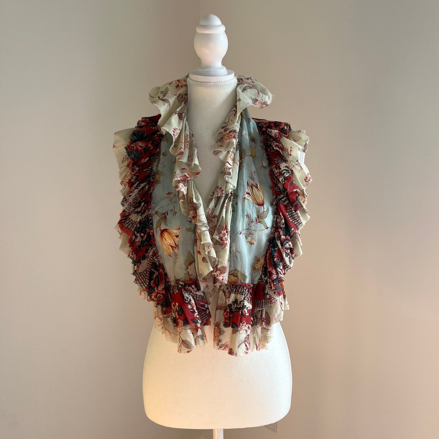 Ralph Lauren Collection Floral Ruffle Scarf