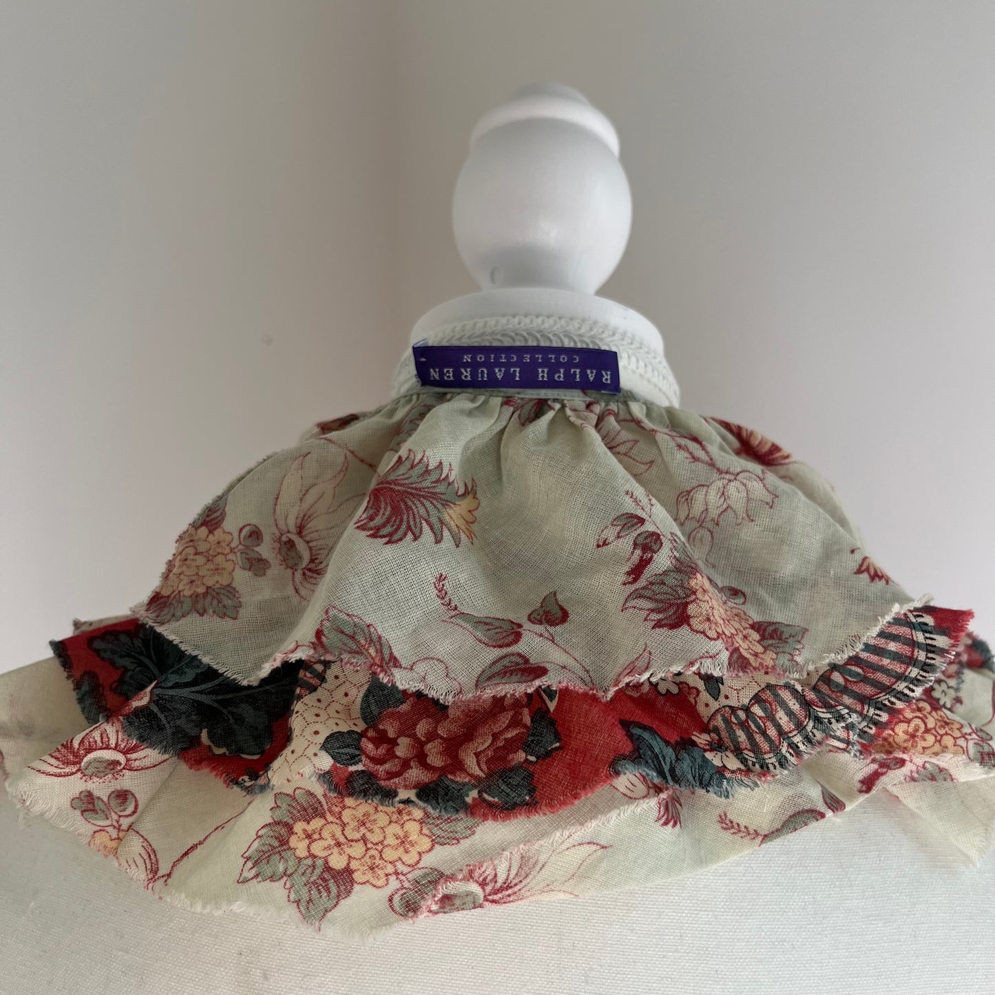 Ralph Lauren Collection Floral Ruffle Scarf