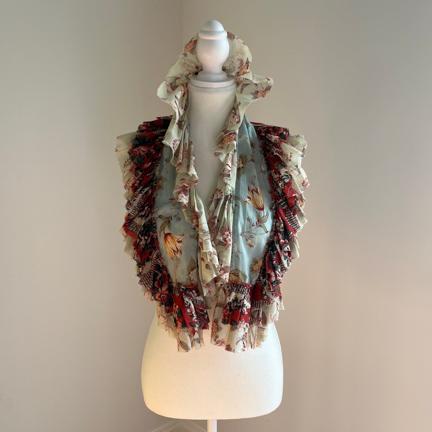 Ralph Lauren Collection Floral Ruffle Scarf