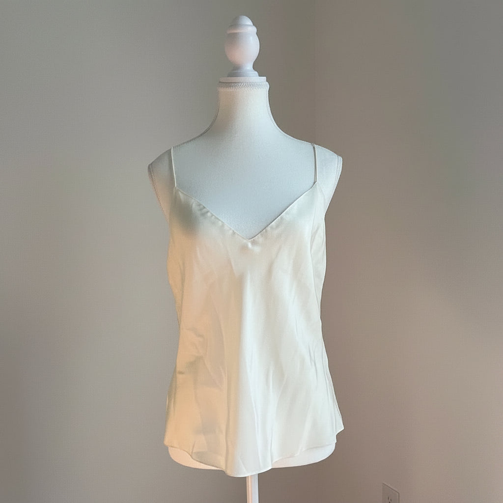 Ralph Lauren Collection Ivory Silk Camisole - Size 6