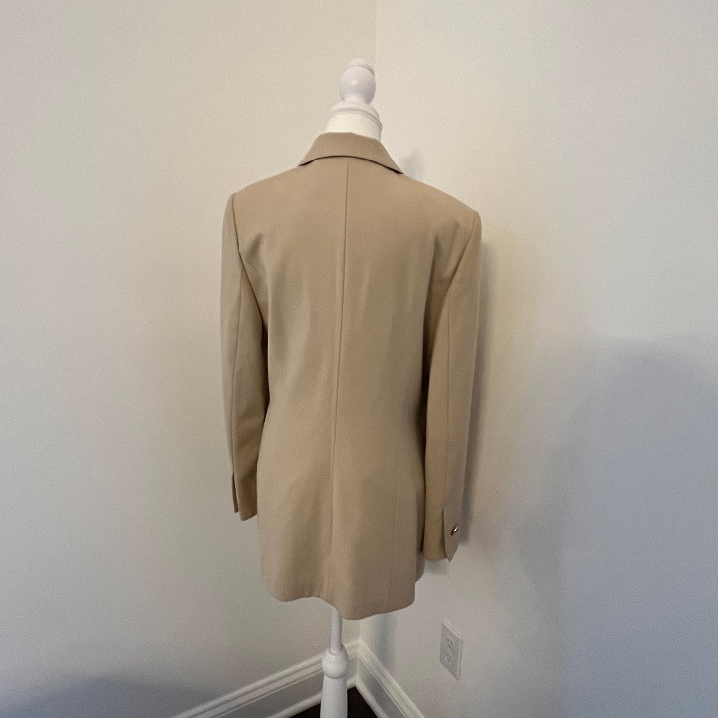 Vintage Louis Féraud Tan Blazer - Size 12