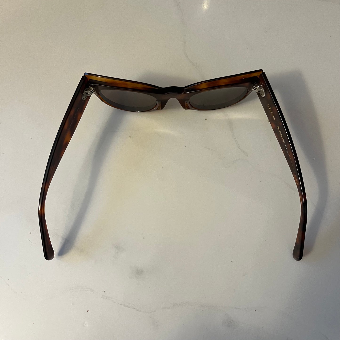 CELINE Petra Tortoise Shell Cat-eye Sunglasses - Phoebe Philo Design