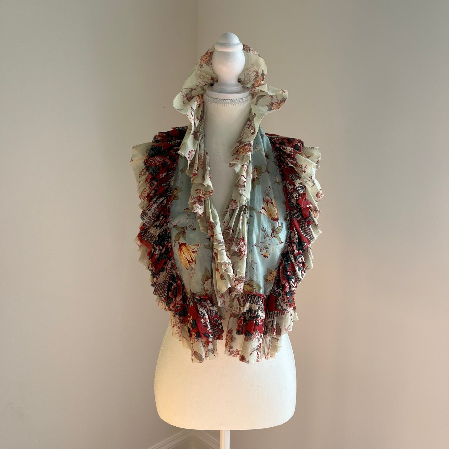 Ralph Lauren Collection Floral Ruffle Scarf