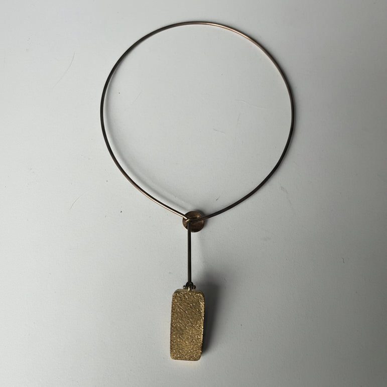 Vintage Tiger's Eye Lariat Choker