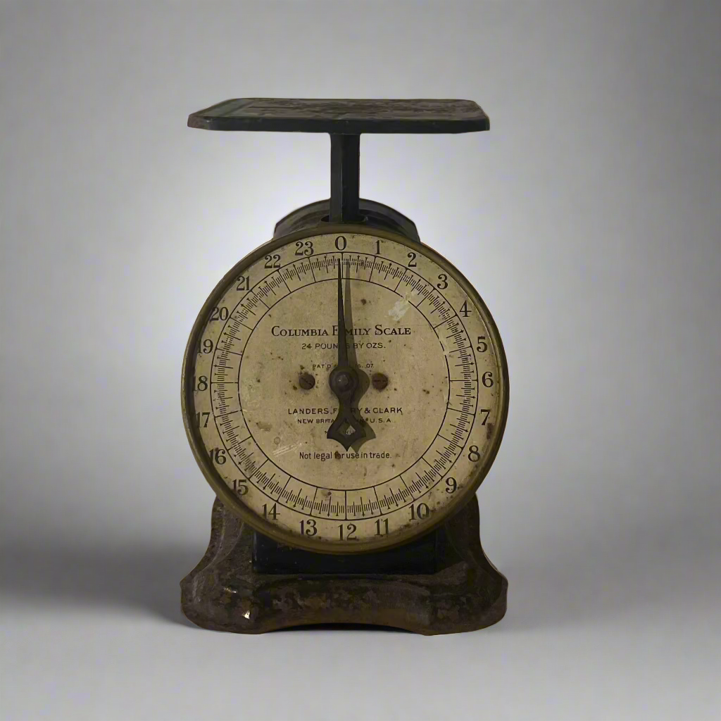 Antique Columbia Family Scale - Rustic Chic