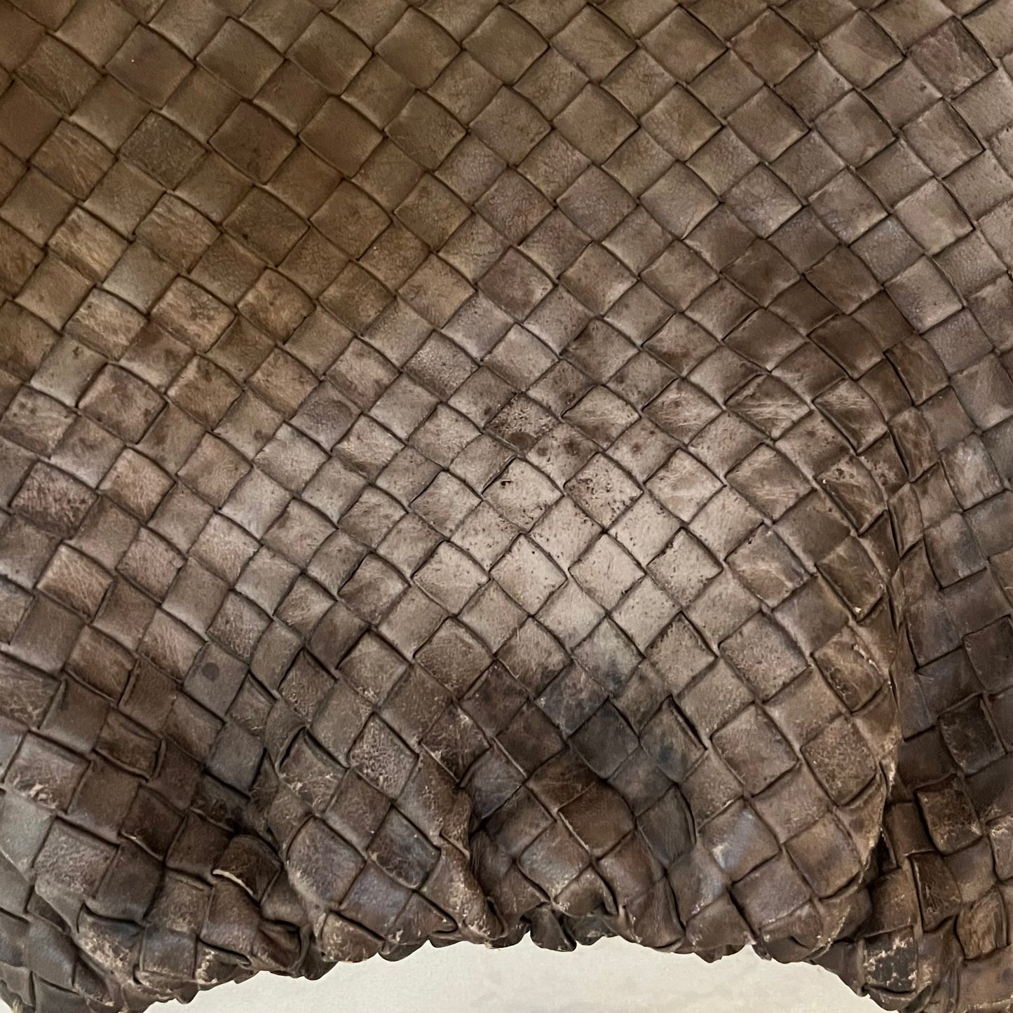 Bottega Veneta Vintage Intrecciateo Leather Clutch