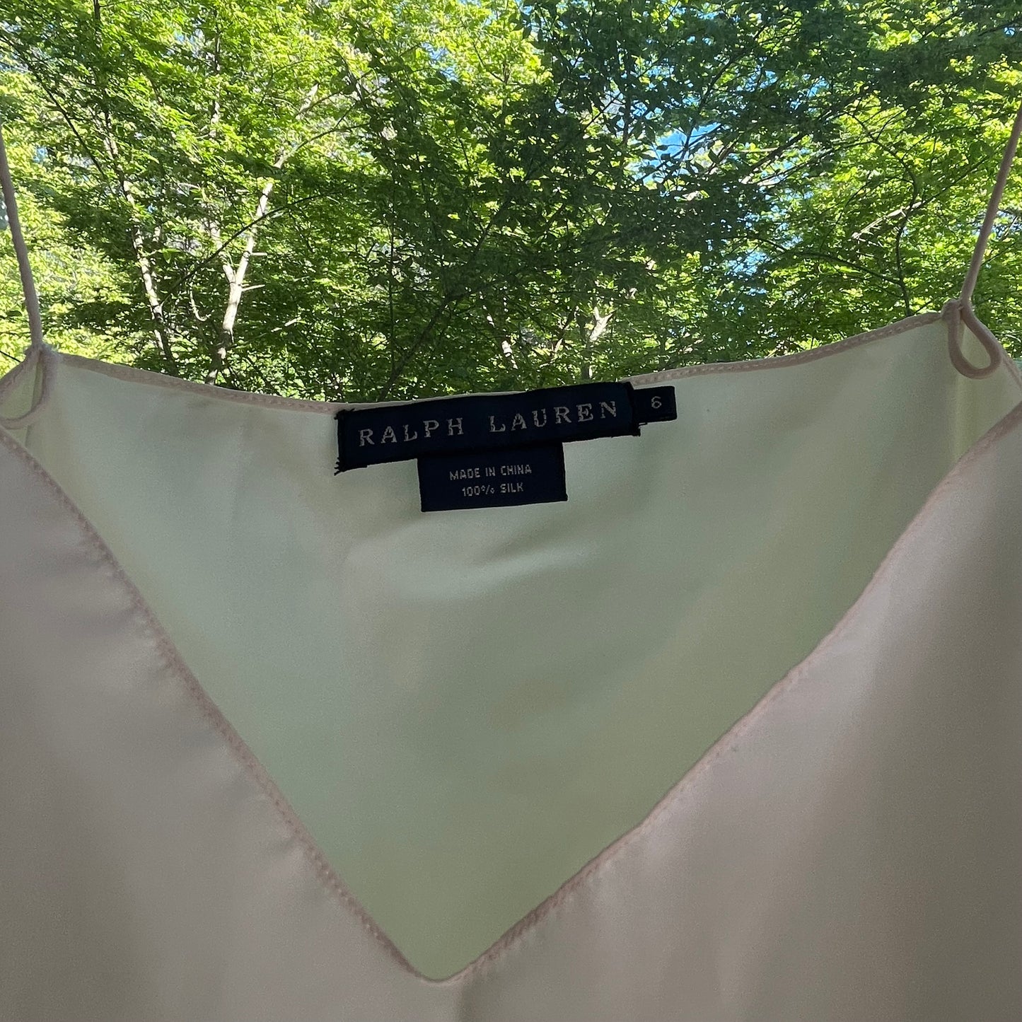 Ralph Lauren Collection Ivory Silk Camisole - Size 6