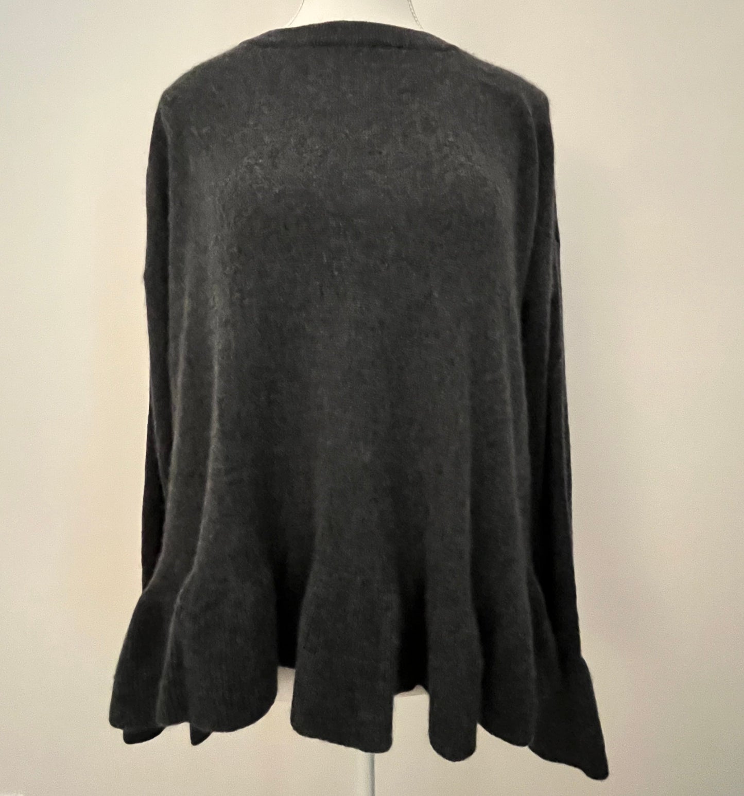 Catherine Malandrino 100% Cashmere Bell-Sleeve Sweater — Small (NWT, $228 MSRP)