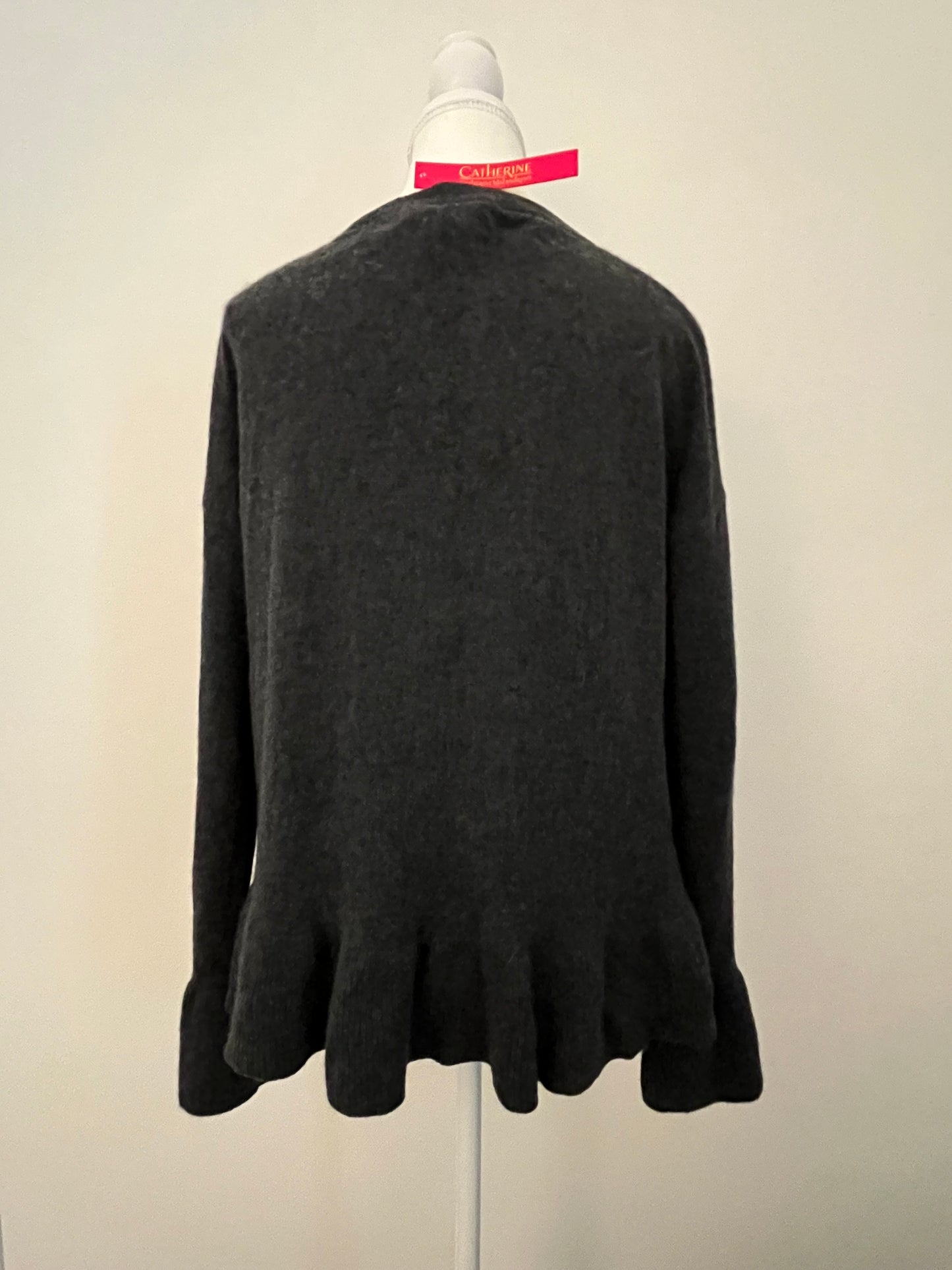 Catherine Malandrino 100% Cashmere Bell-Sleeve Sweater — Small (NWT, $228 MSRP)