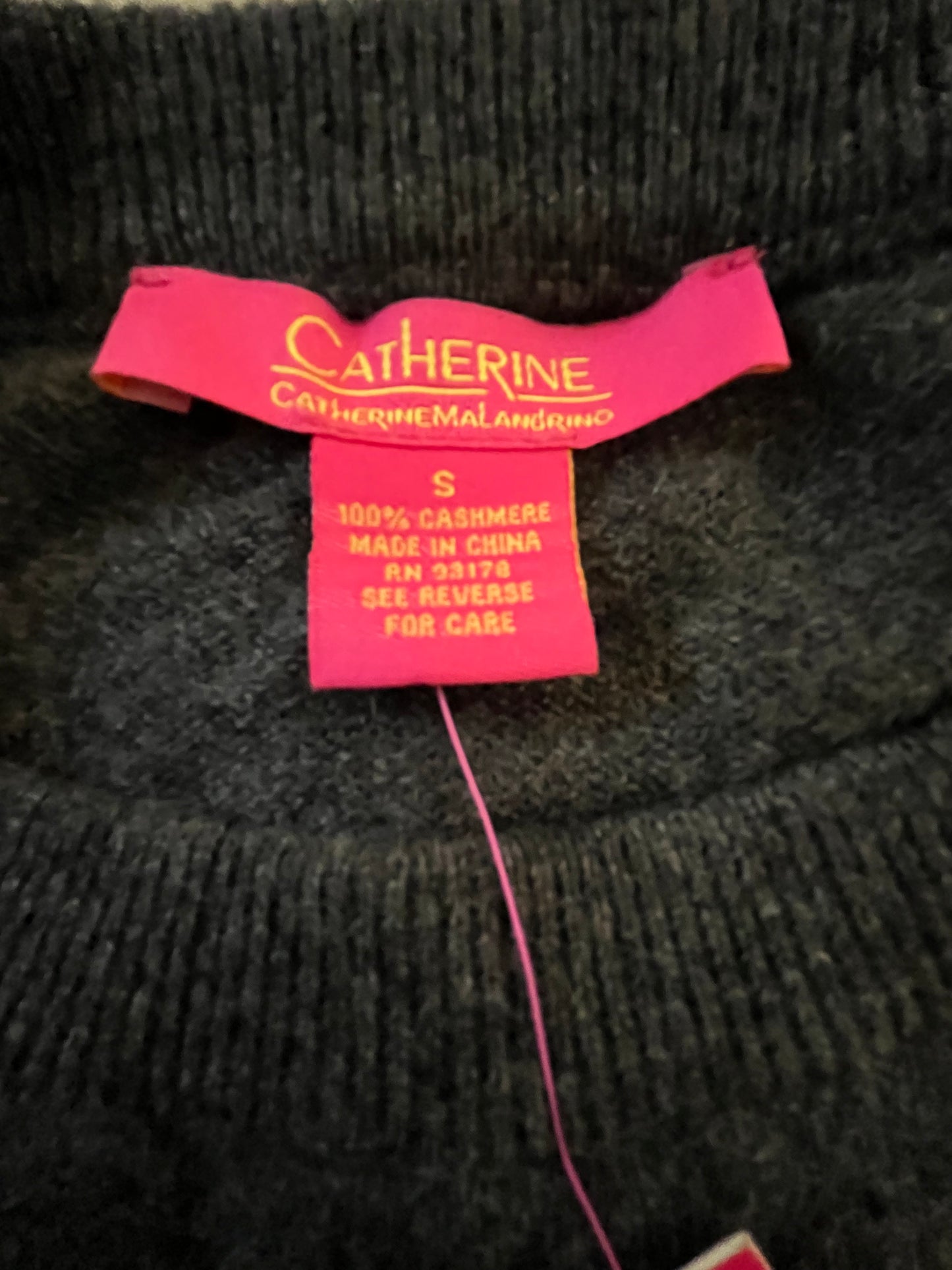 Catherine Malandrino 100% Cashmere Bell-Sleeve Sweater — Small (NWT, $228 MSRP)