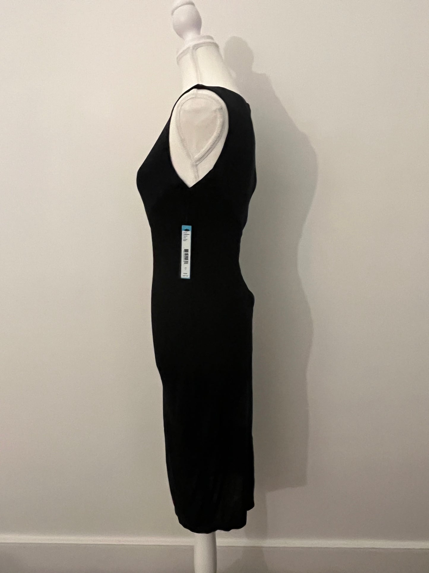 Alice + Olivia Navy and Black Bodycon Midi Dress - Small NWT