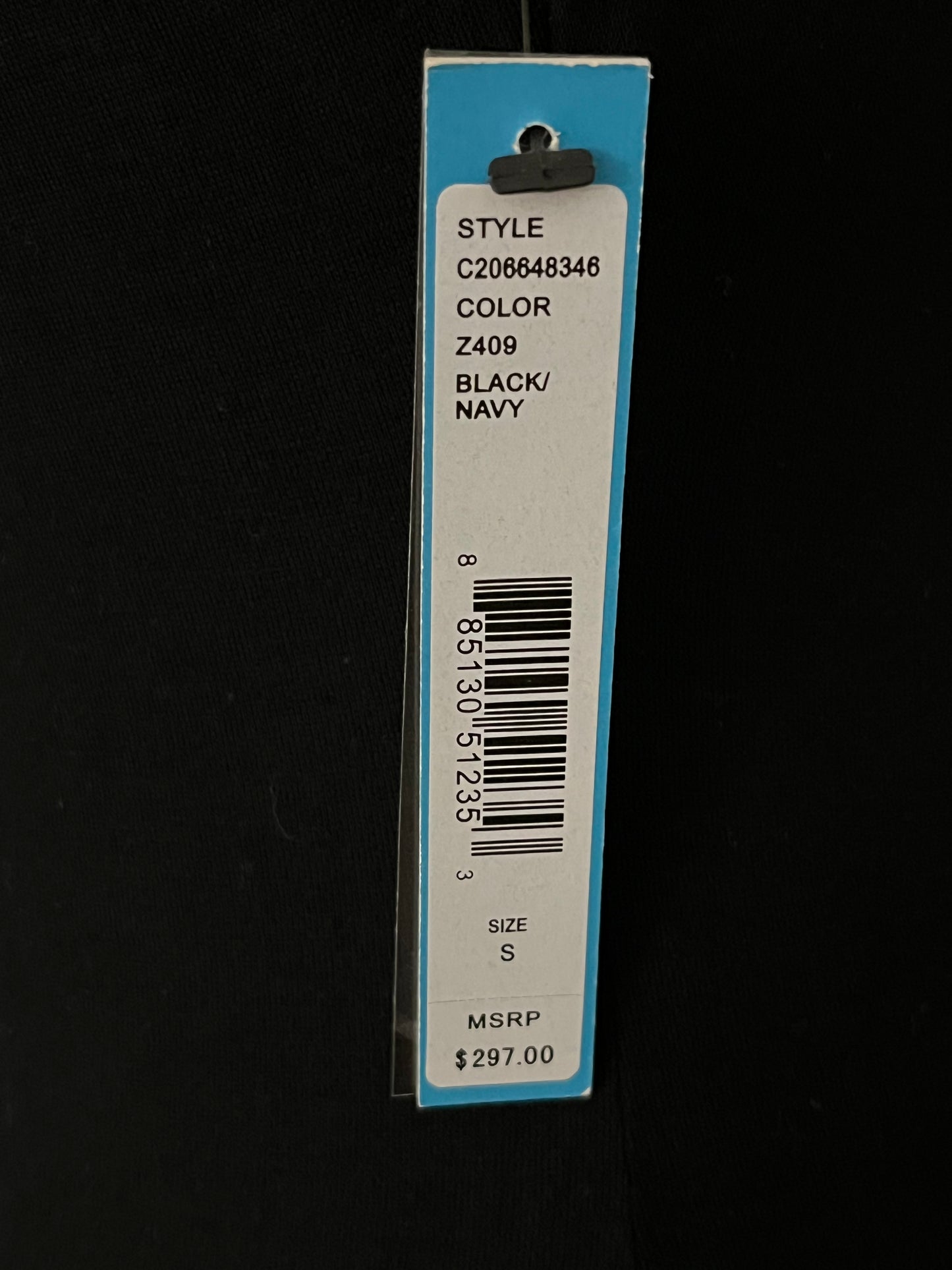 Alice + Olivia Navy and Black Bodycon Midi Dress - Small NWT