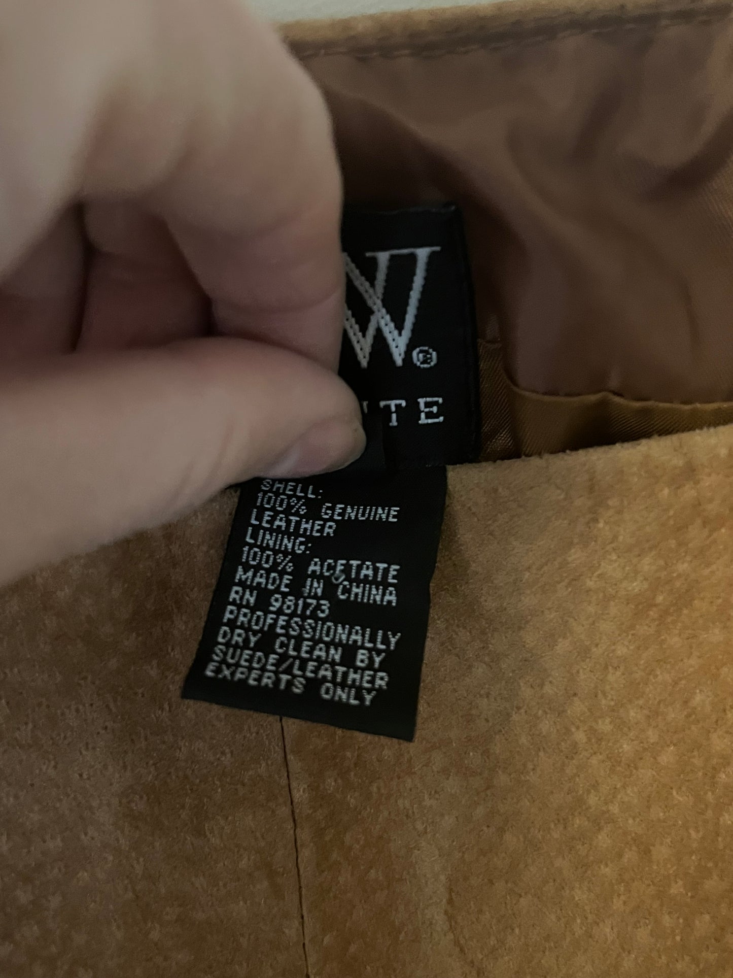 Vintage Petite Suede Leather Leggings - Size 2