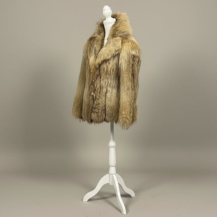 Women’s Vintage Donald Brooks Coyote Fur Coat - Small