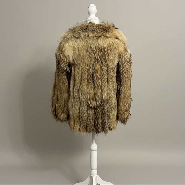 Women’s Vintage Donald Brooks Coyote Fur Coat - Small