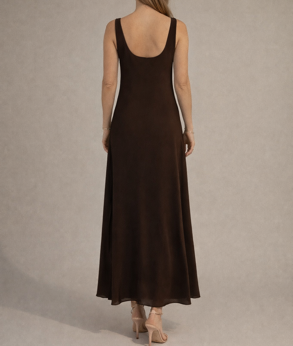 Vintage 90s Calvin Klein Collection Maxi Dress - Size 6