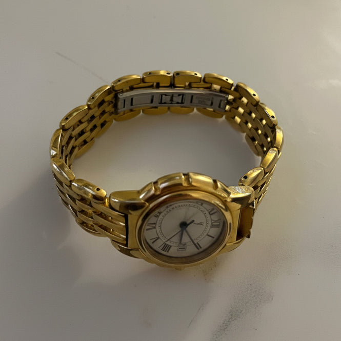 Vintage Yves Saint Laurent Gold-Tone Watch