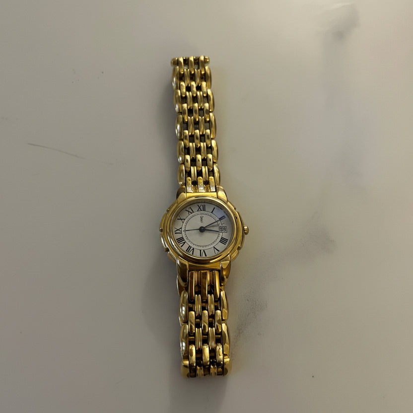 Vintage Yves Saint Laurent Gold-Tone Watch