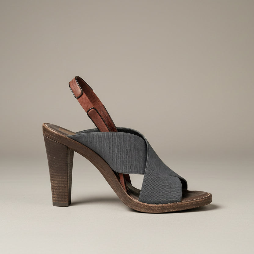 Proenza Schouler Leather and Stretch High Heel Sandals - Size 37