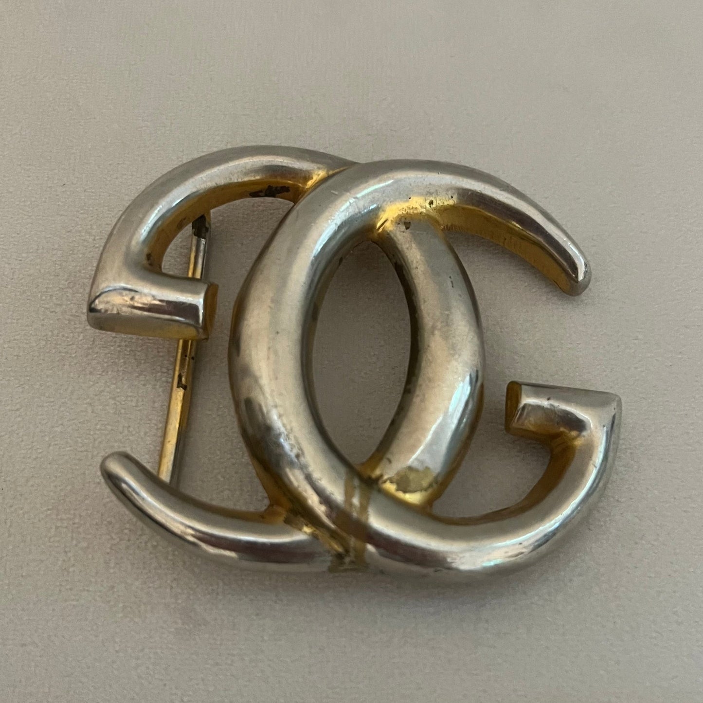 Gucci Vintage Large GG Interlocking Belt Buckle