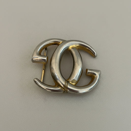 Gucci Vintage Large GG Interlocking Belt Buckle