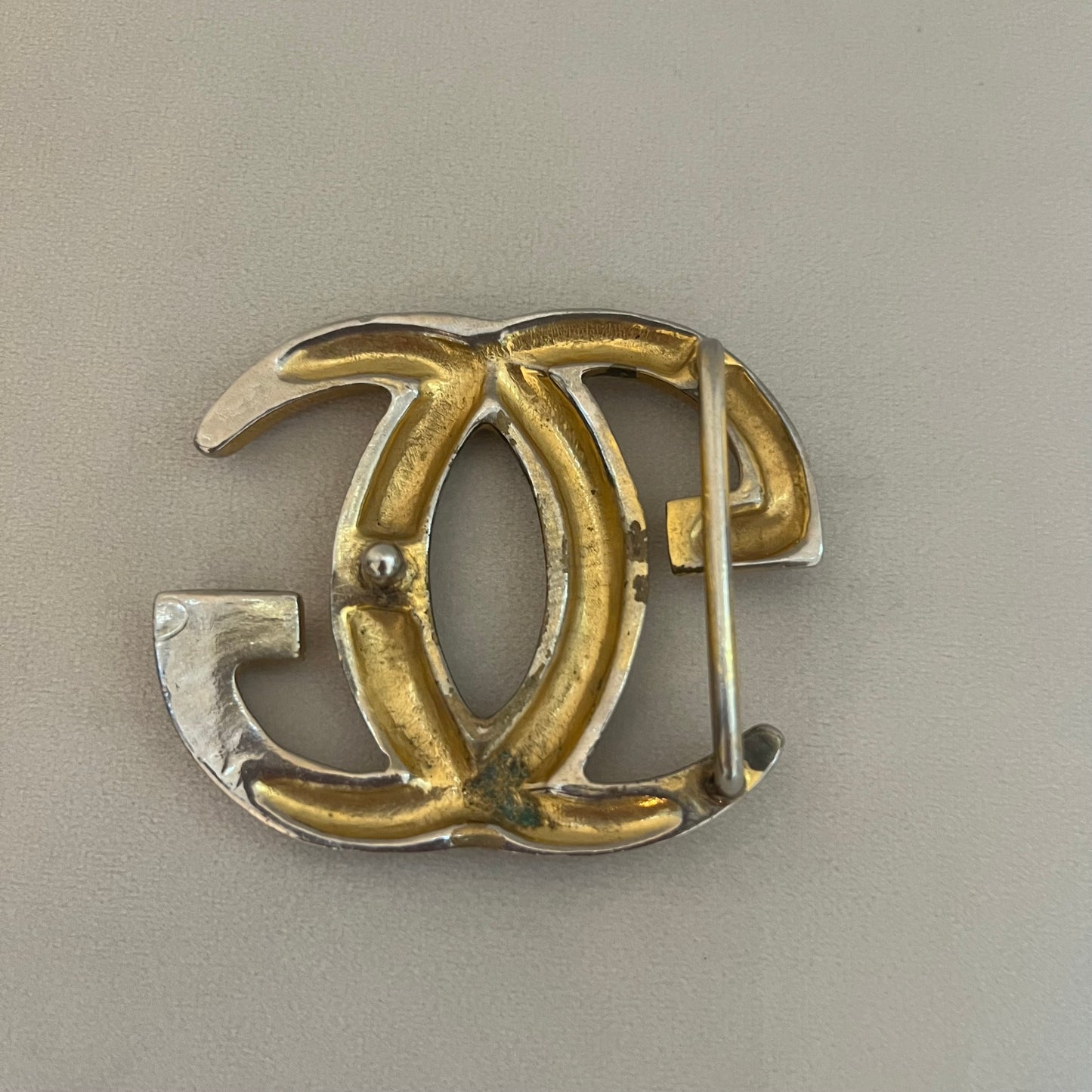 Gucci Vintage Large GG Interlocking Belt Buckle