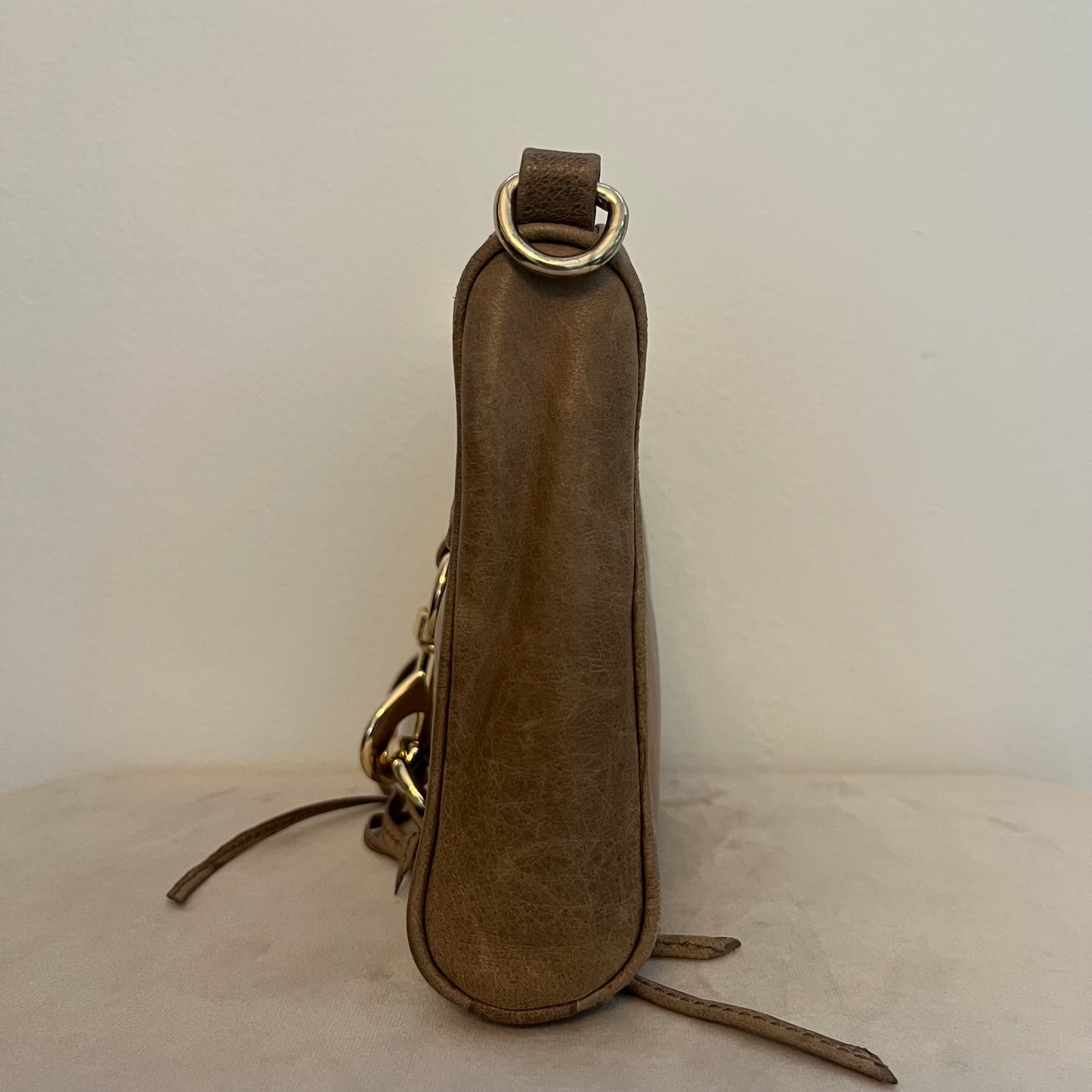 Rebecca Minkoff Morning After Clutch (MAC) – Tan Leather Crossbody