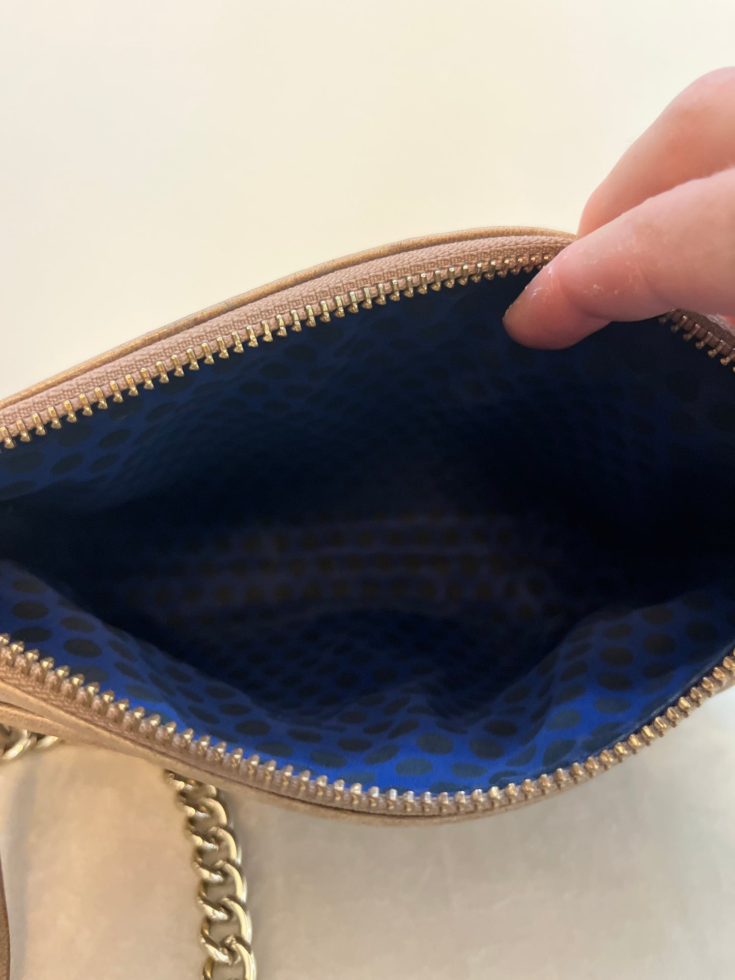 Rebecca Minkoff Morning After Clutch (MAC) – Tan Leather Crossbody