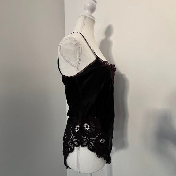 Vintage Black Lace Body Suit – Size Medium