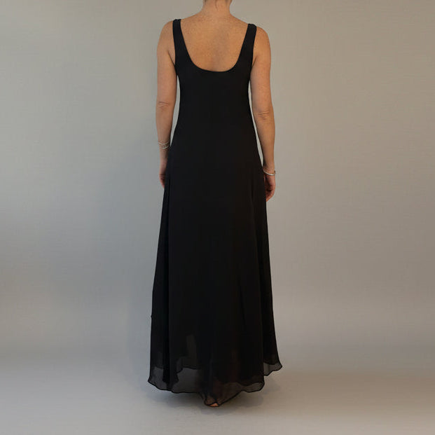 Vintage 90s Calvin Klein Collection Maxi Dress - Size 6