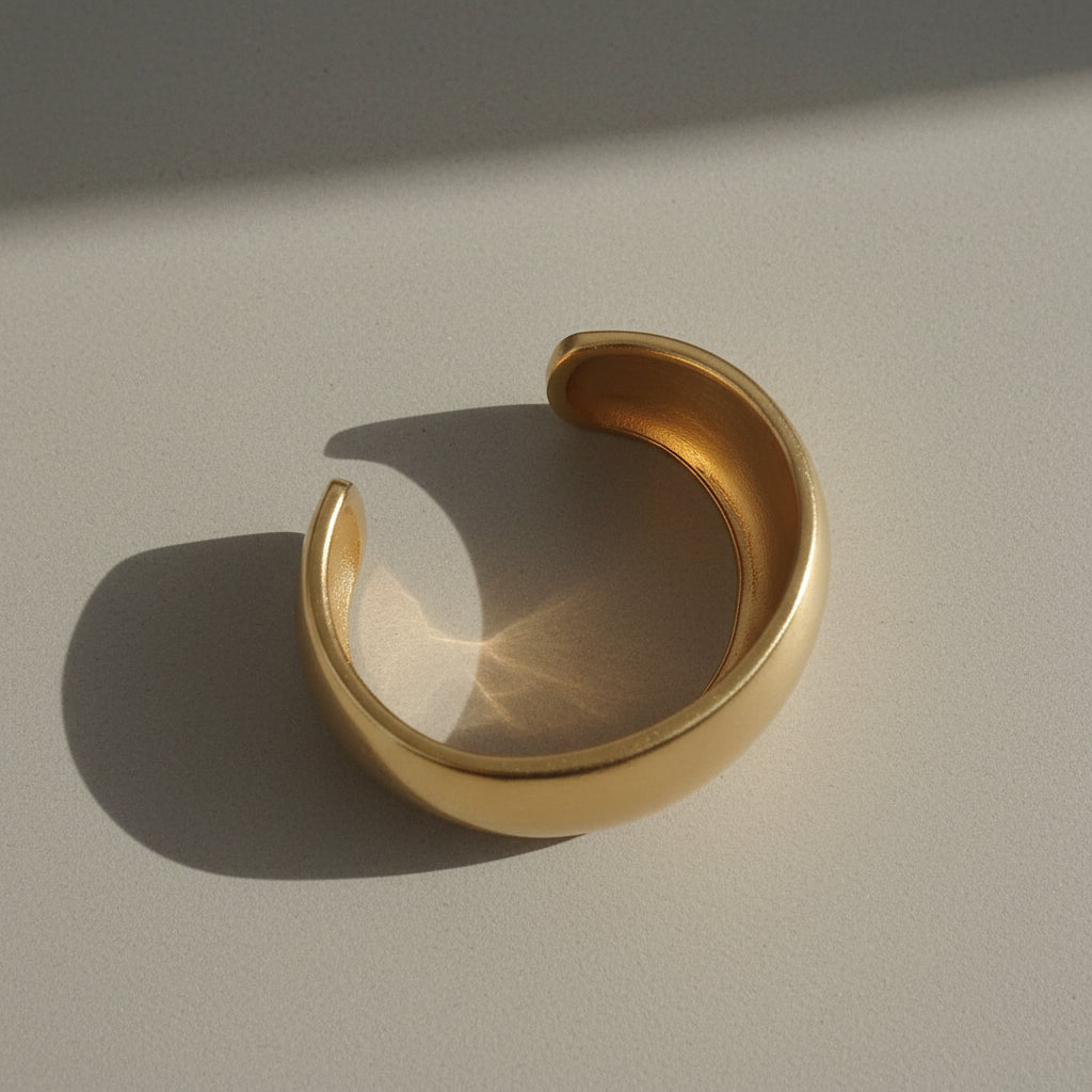Vintage Gold Metal Bangle