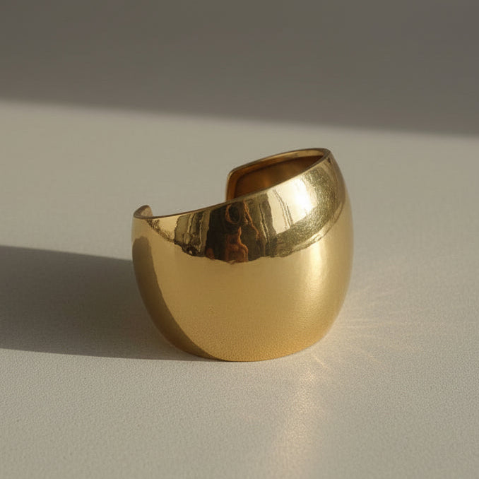 Vintage Gold Metal Bangle