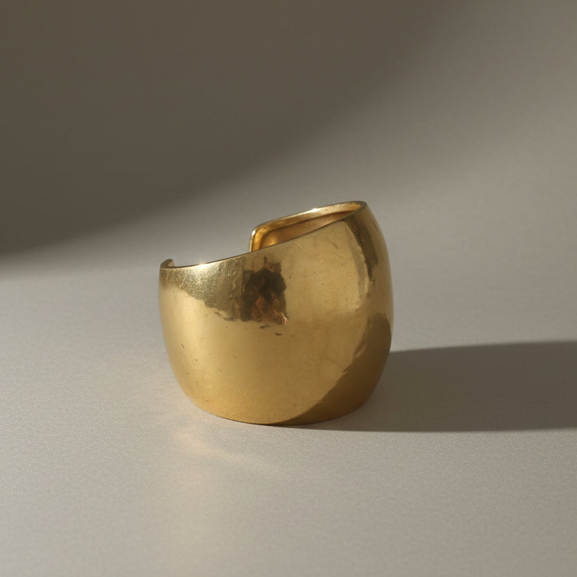 Vintage Gold Metal Bangle