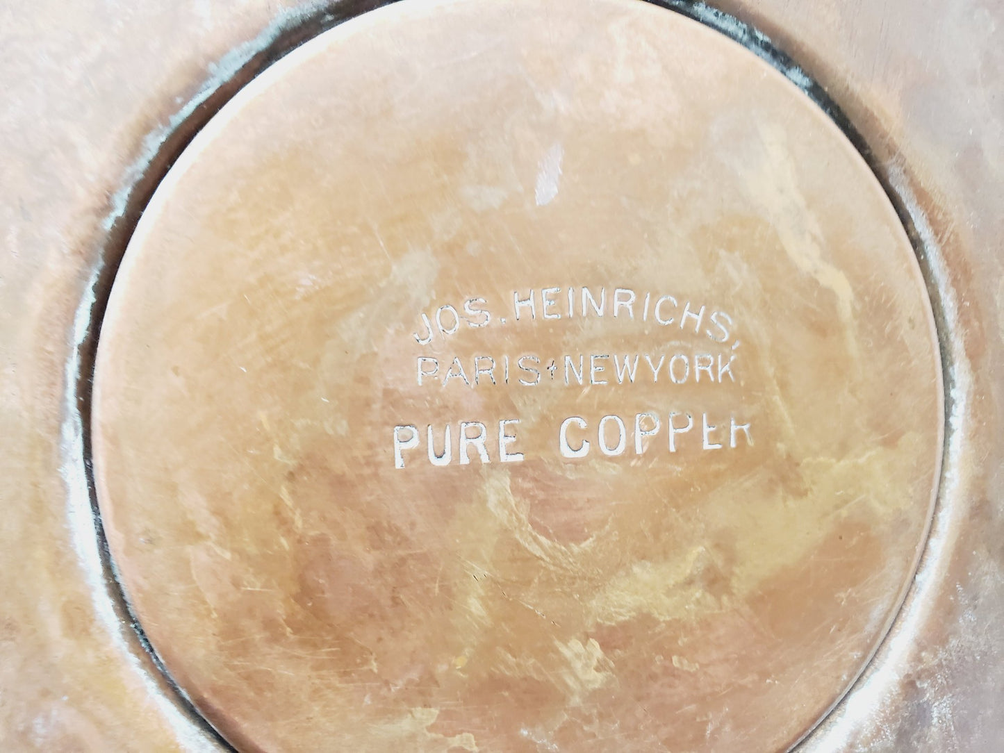 Antique Jos. Heinrichs Paris New York 1904 Pure Copper MAGIC Kettle Coffee Maker with Stand & Burner